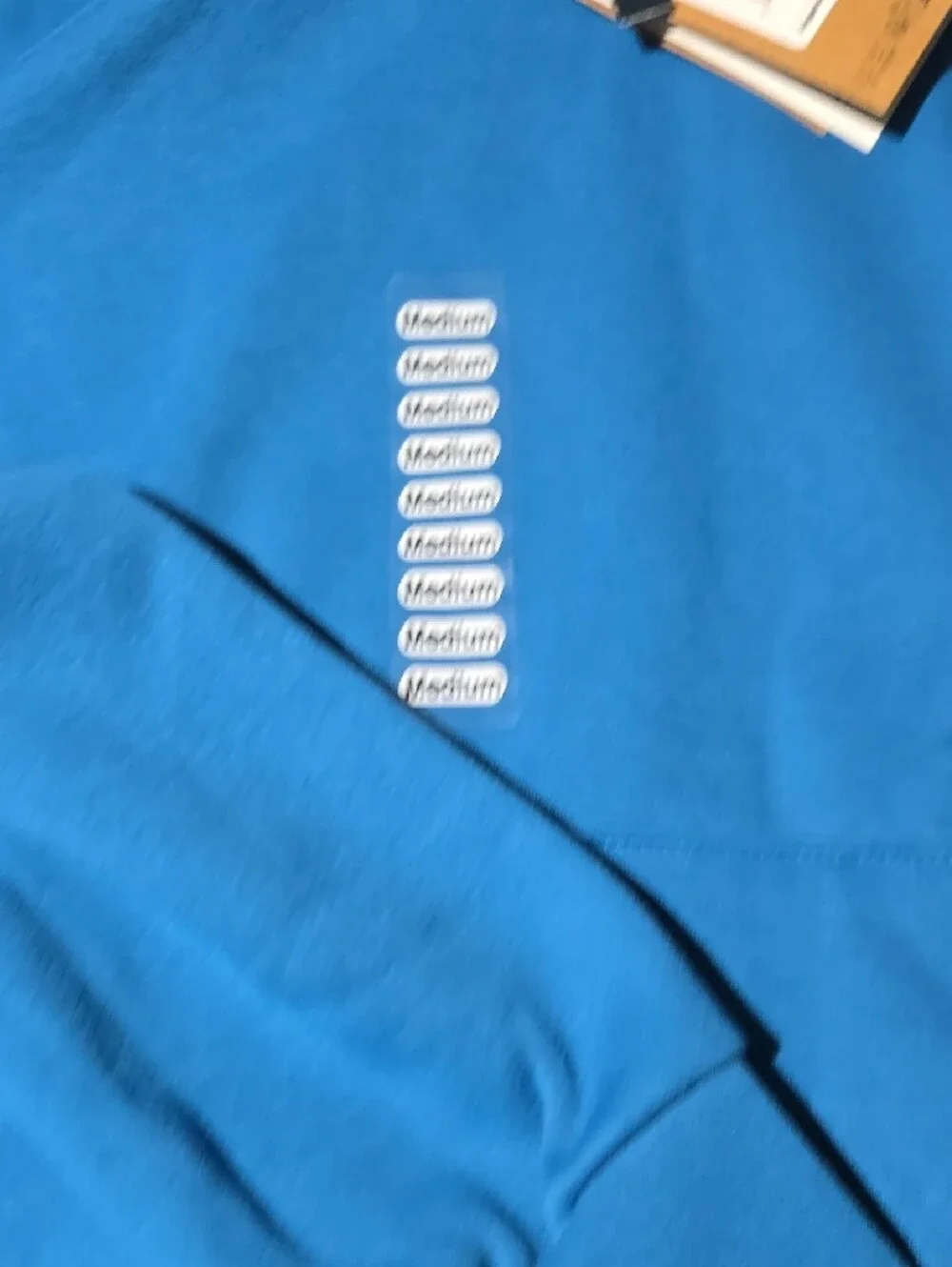 Nwt The North Face Men’s Bright Blue Crewneck Hoodie with Logo Sz M